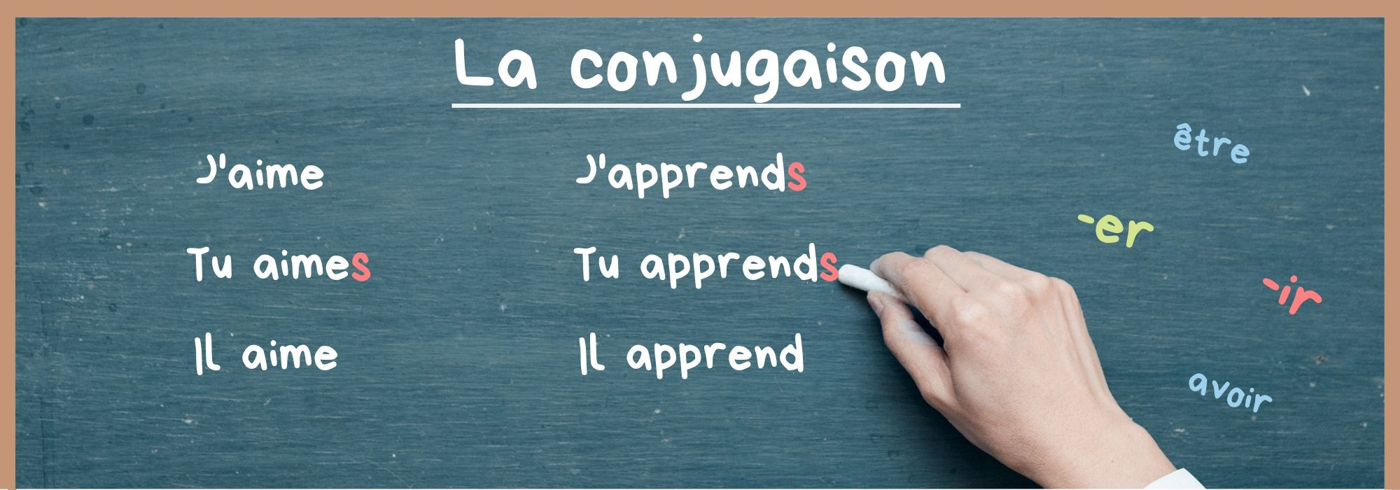 Learning to conjugate French verbs