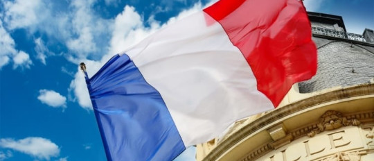 What does the French flag mean ?