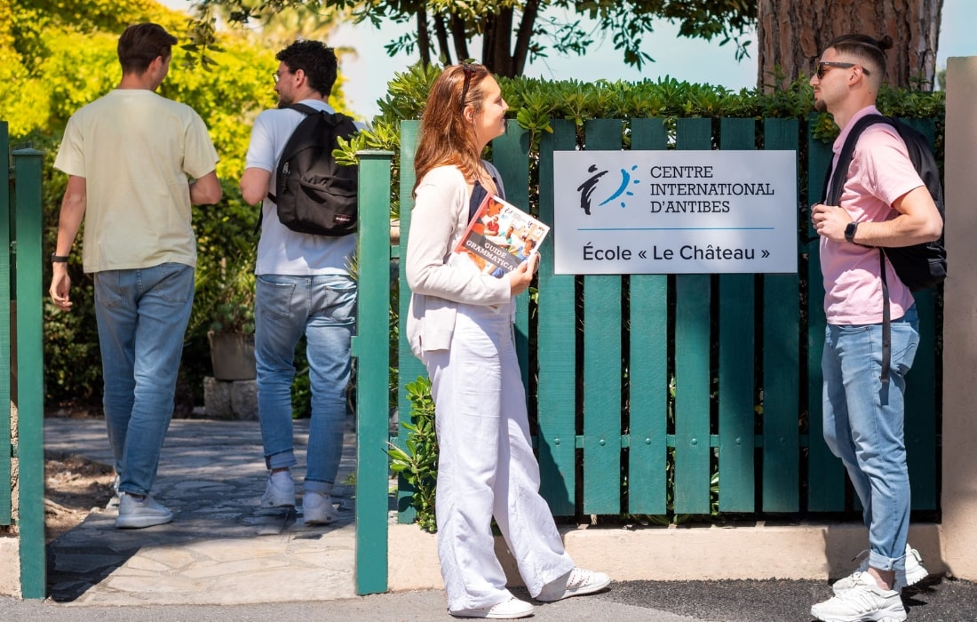 Entrance of the school